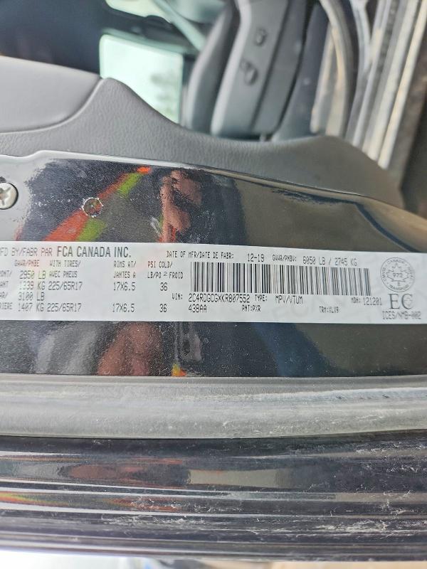 2019 Dodge Grand Caravan sxt