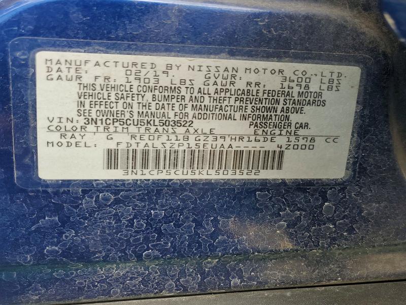 2019 Nissan Kicks sv