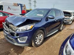 Salvage cars for sale from Copart Elgin, IL: 2016 KIA Sorento lx