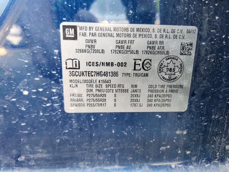 2017 Chevrolet Silverado K1500 High Country