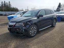 Acura salvage cars for sale: 2015 Acura Mdx Technology