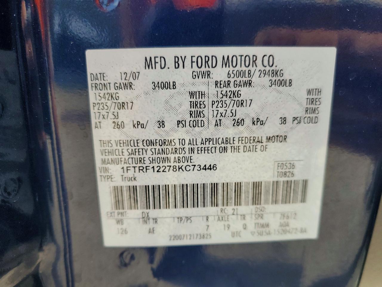 2008 Ford F150