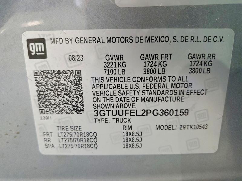 2023 GMC Sierra K1500 AT4X