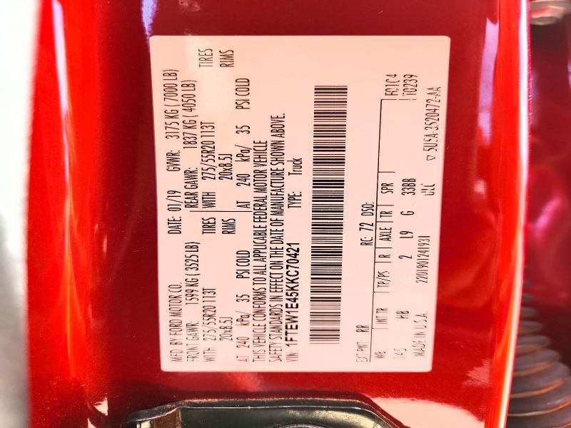 2019 Ford F150 Supercrew