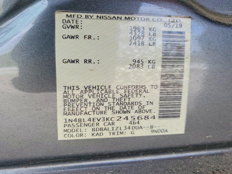 2019 Nissan Altima sl