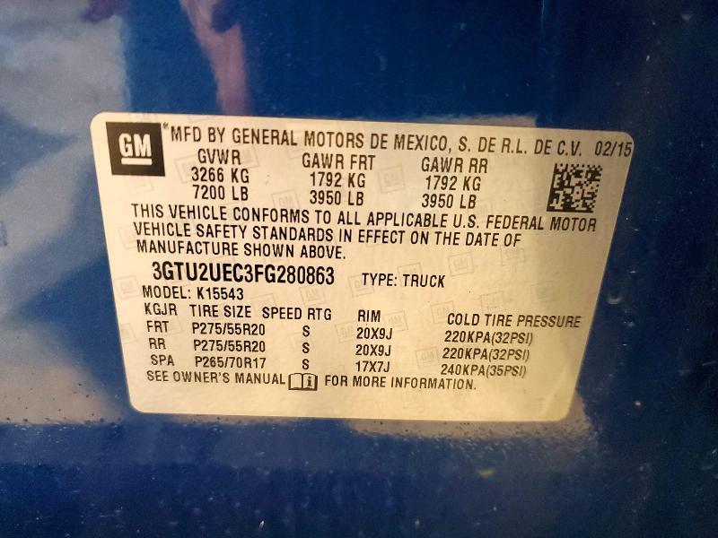 2015 GMC Sierra K1500 SLE