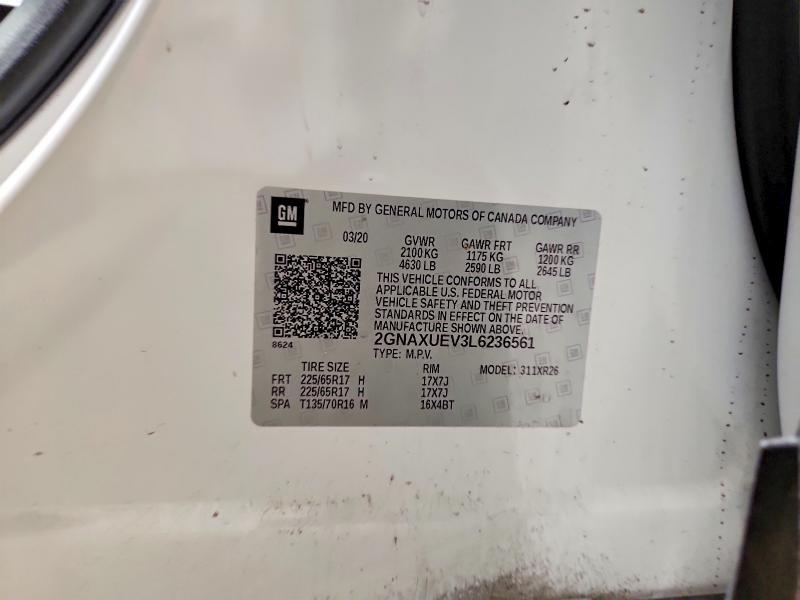 2020 Chevrolet Equinox lt