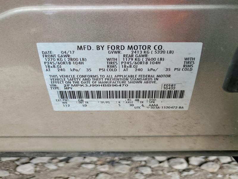 2017 Ford Edge sel