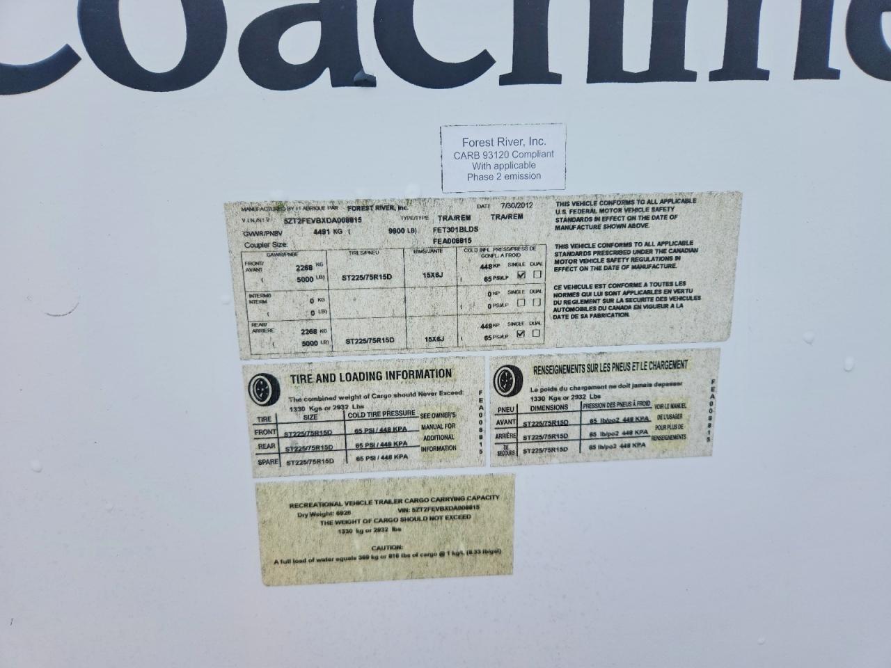 2013 Foresriver 2013 Forest River Freedom Express Camper