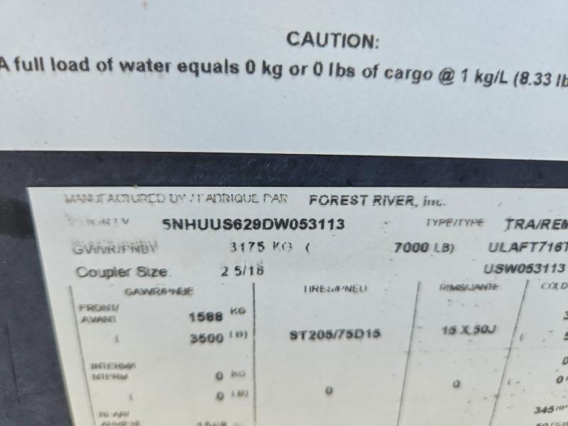 2013 Us Cargo 2013 Forest River Enclosed Cargo Trailer