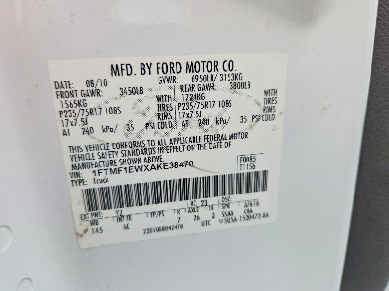 2010 Ford F150 XL