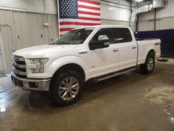 Salvage trucks for sale at Casper, WY auction: 2015 Ford F150 Supercrew