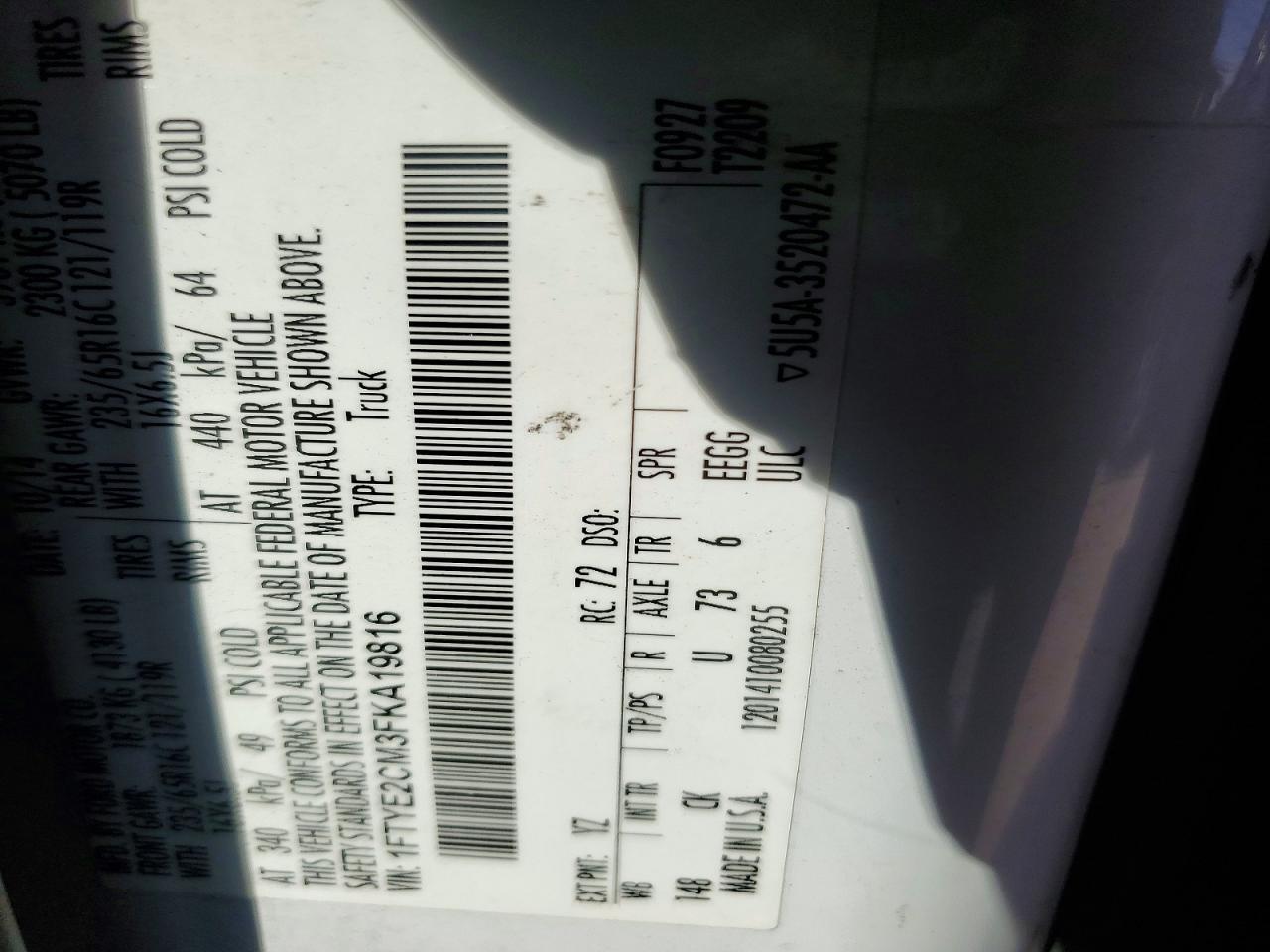 2015 Ford Transit 150 Delivery Van