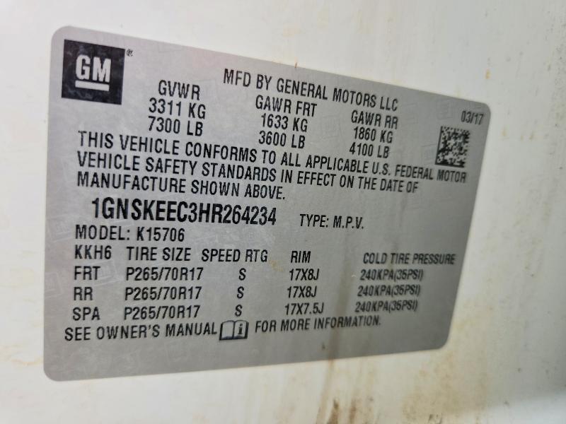 2017 Chevrolet Tahoe K1500