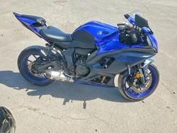 Salvage motorcycles for sale at Lexington, KY auction: 2022 Yamaha YZFR7