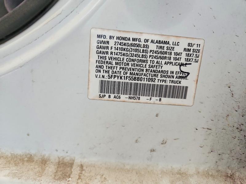 2011 Honda Ridgeline RTL