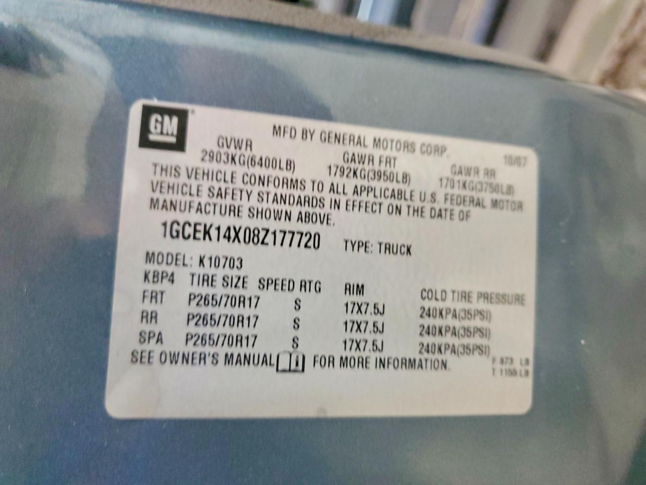 2008 Chevrolet Silverado K1500