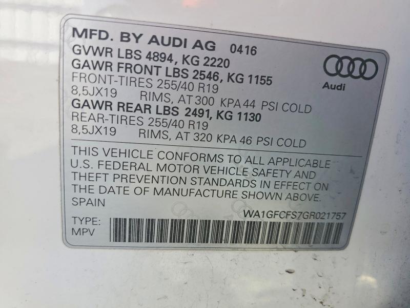 2016 Audi Q3 Prestige