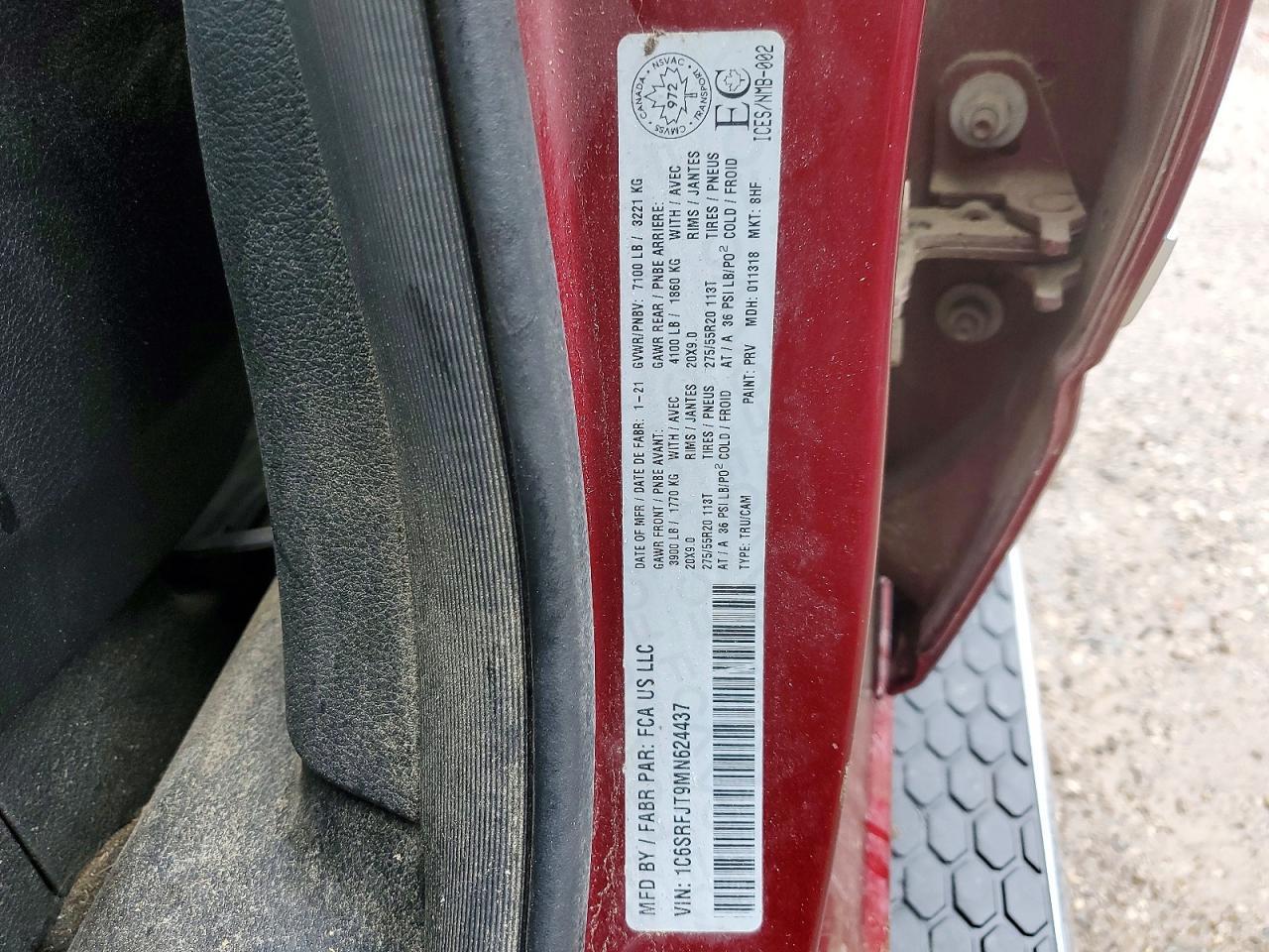 2021 Dodge 1500 Laramie