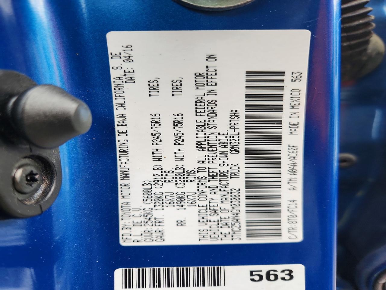 2016 Toyota Tacoma SR5 V6