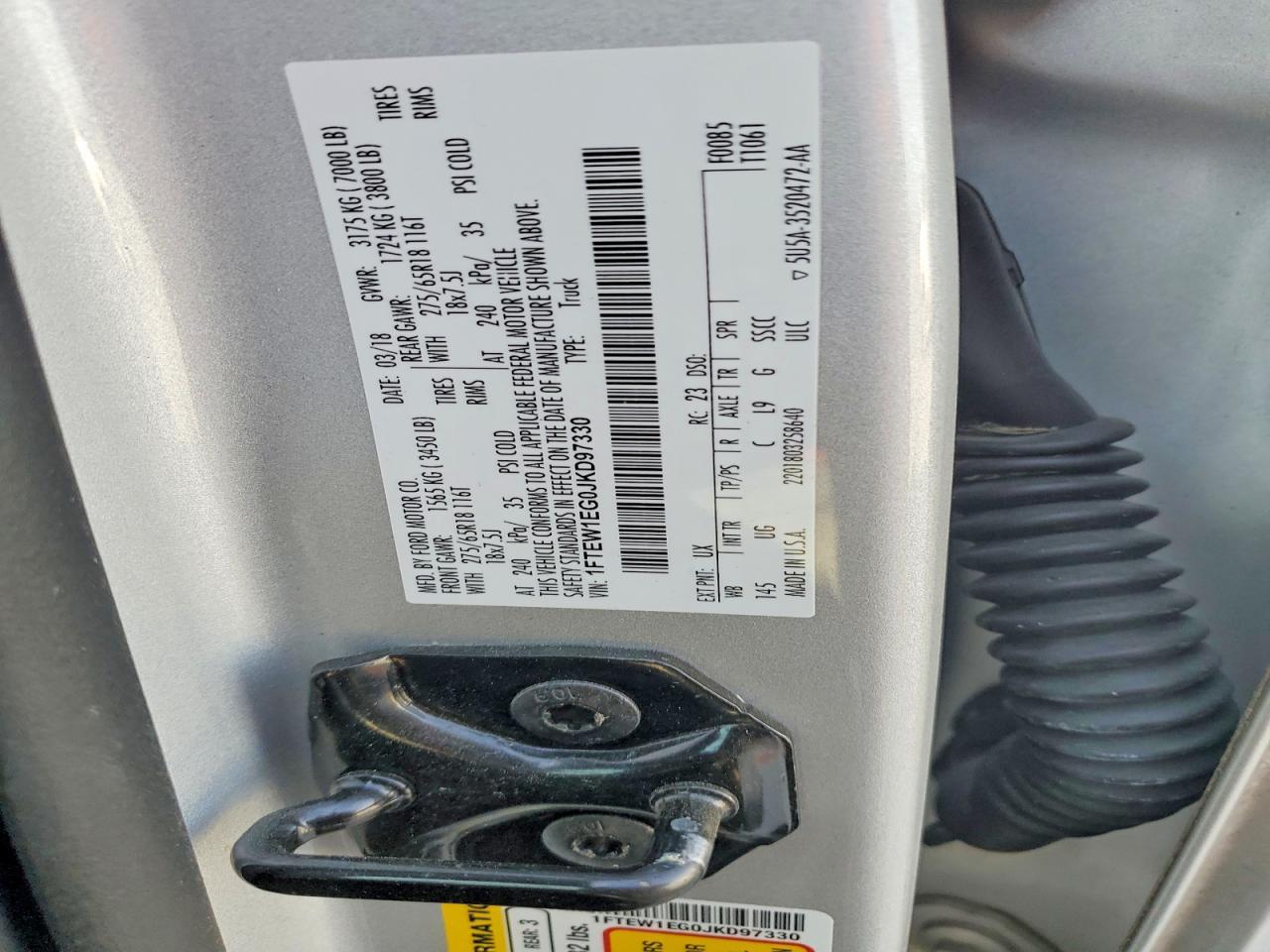 2018 Ford F150 Supercrew