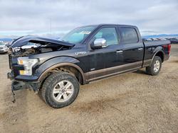Salvage trucks for sale at Helena, MT auction: 2015 Ford F150 Supercrew