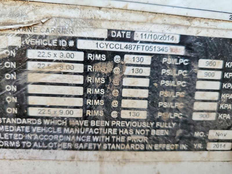 2015 Crane Carrier Low Entry