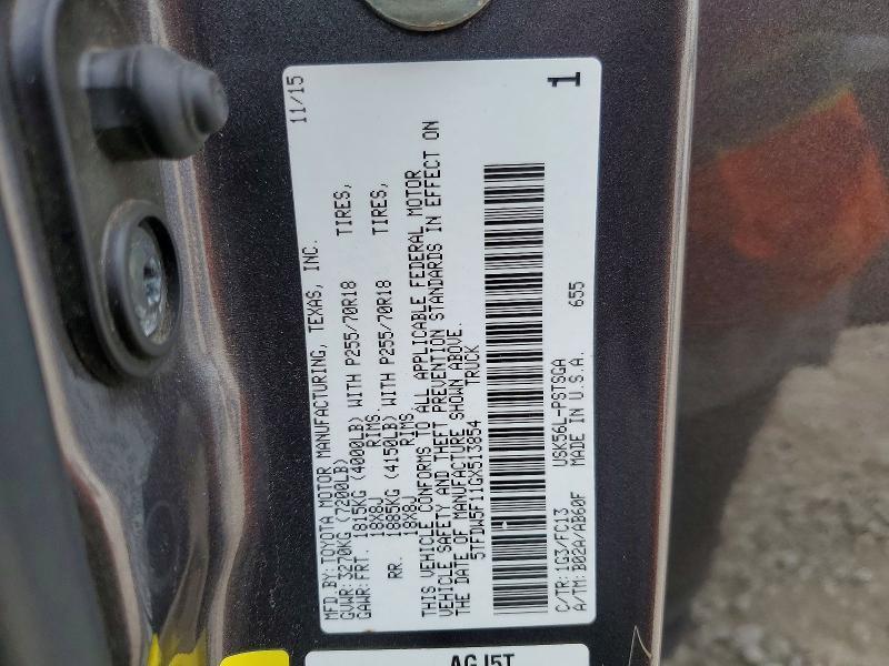 2016 Toyota Tundra SR5