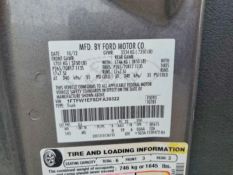 2013 Ford F150 Supercrew