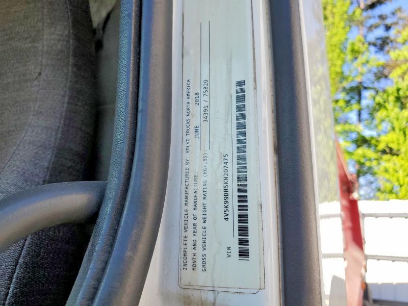 2019 Volv O VHD Dump Truck