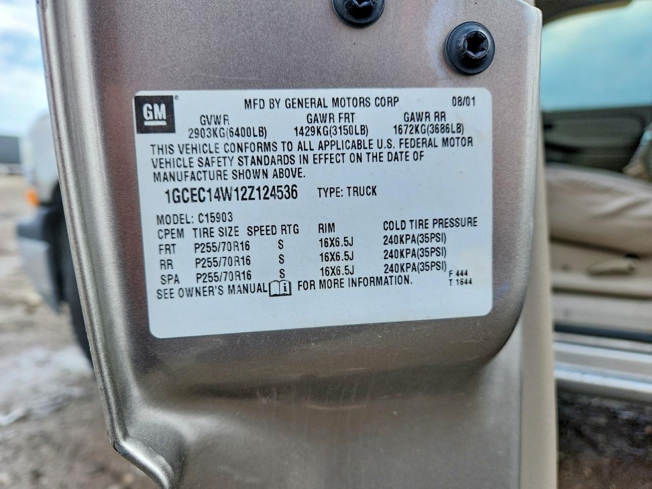 2002 Chevrolet Silverado C1500