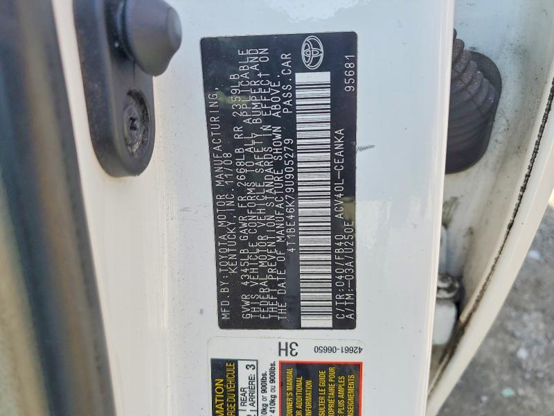 2009 Toyota Camry le