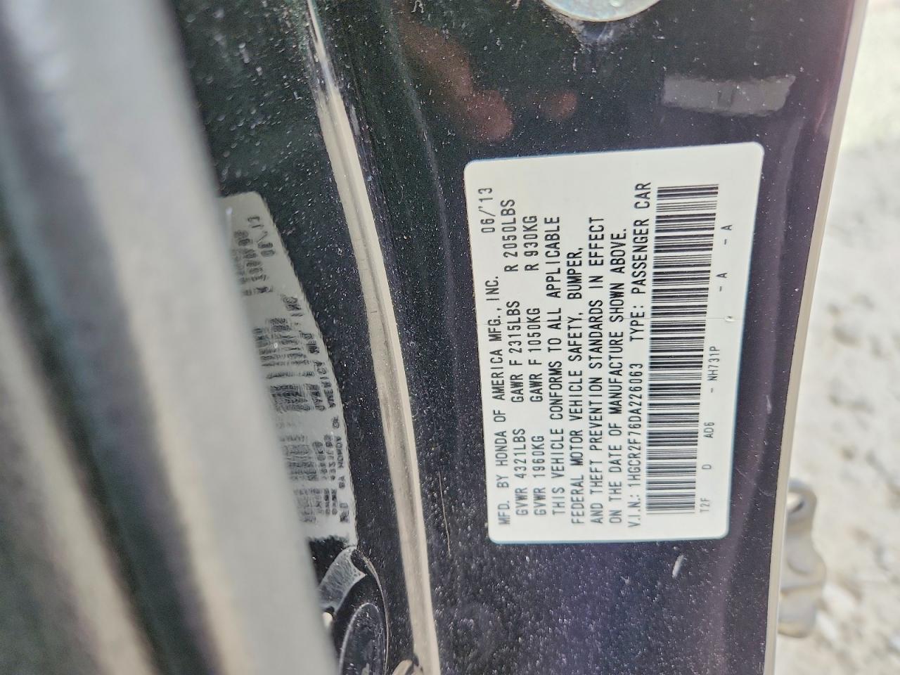 2013 Honda Accord ex