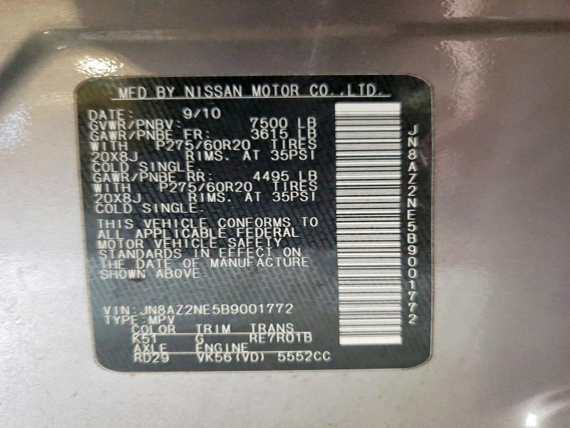2011 Infiniti Qx56 Base