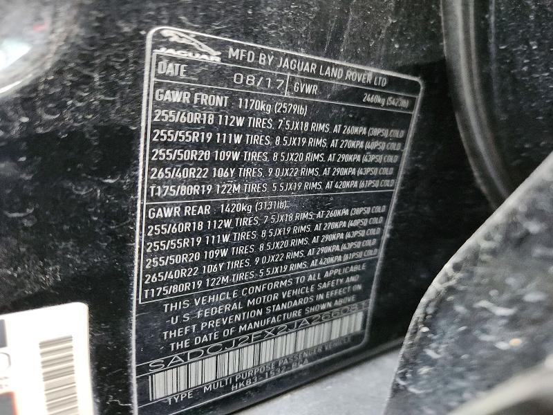 2018 Jaguar F-pace Premium