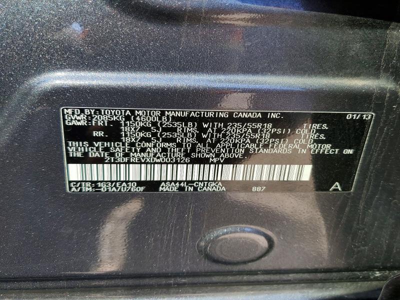 2013 Toyota Rav4 Limited