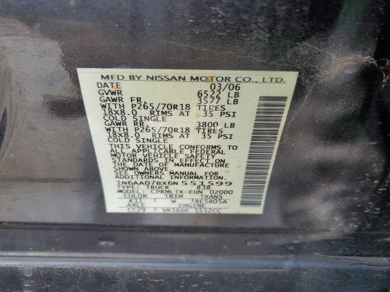 2006 Nissan Titan XE