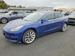 Tesla Vehiculos salvage en venta: 2018 Tesla Model 3
