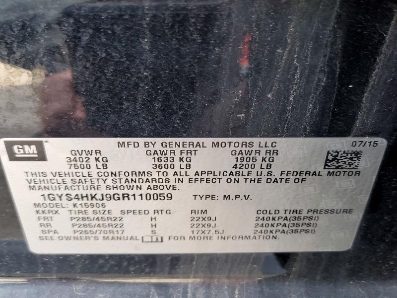 2016 Cadillac Escalade esv Luxury