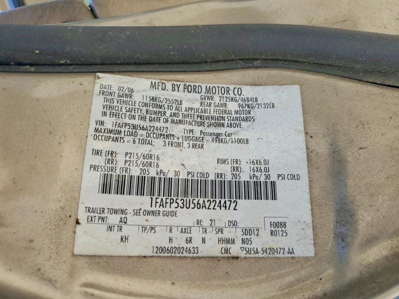 2006 Ford Taurus se