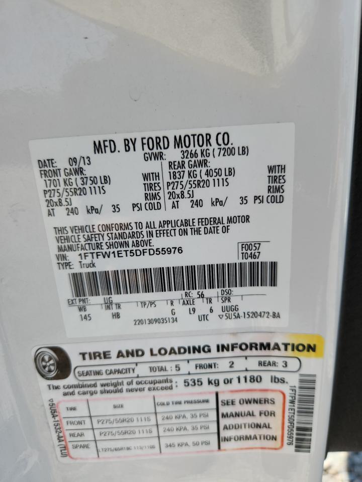 2013 Ford F150 Supercrew