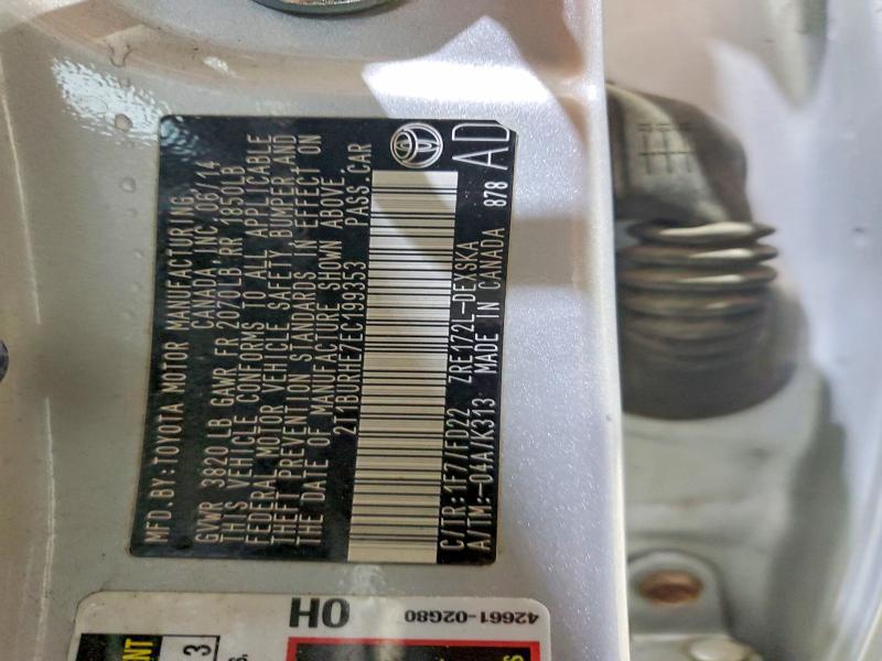 2014 Toyota Corolla s Plus