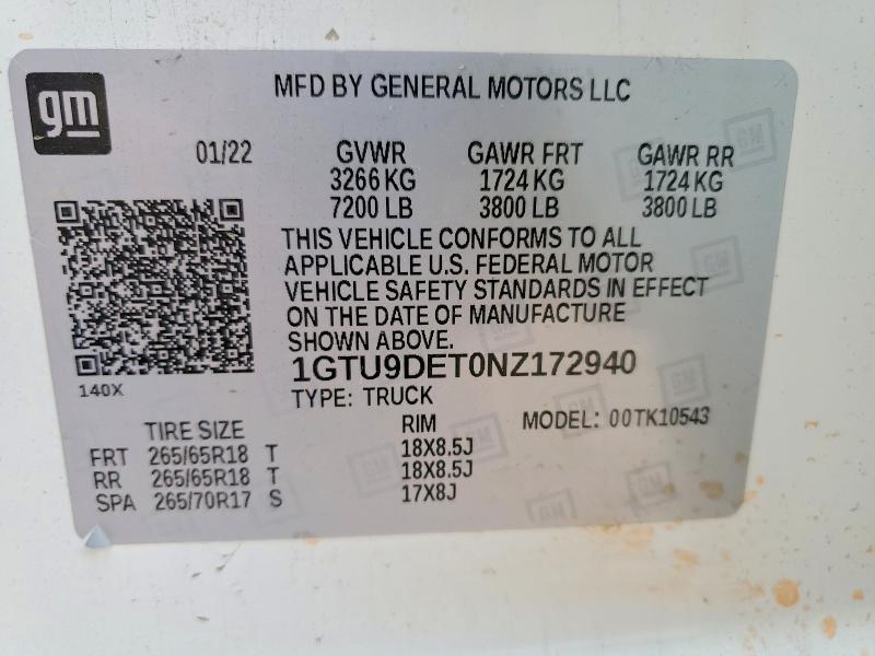 2022 GMC Sierra Limited K1500 SLT