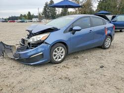 KIA salvage cars for sale: 2016 KIA Rio lx
