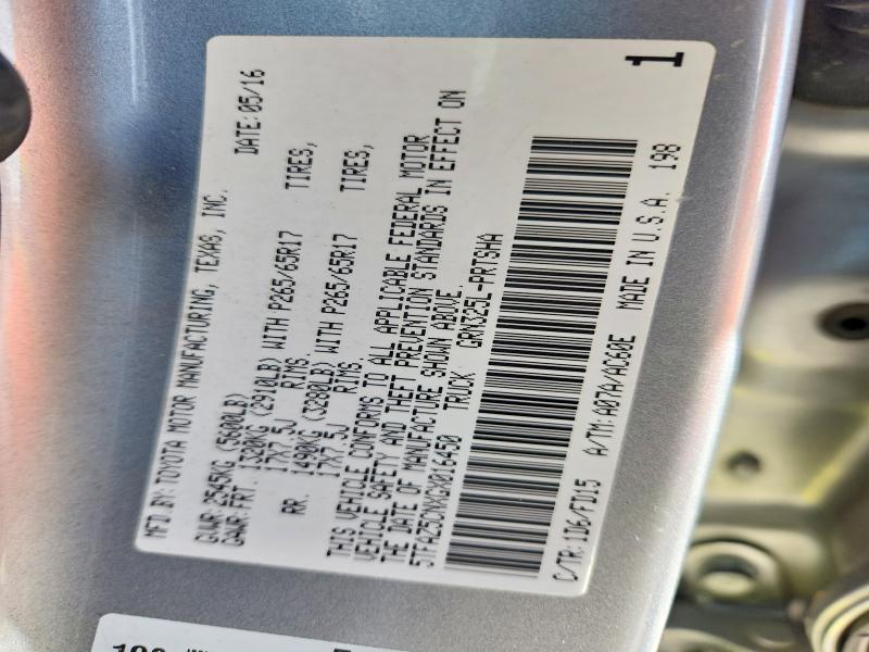 2016 Toyota Tacoma TRD Sport