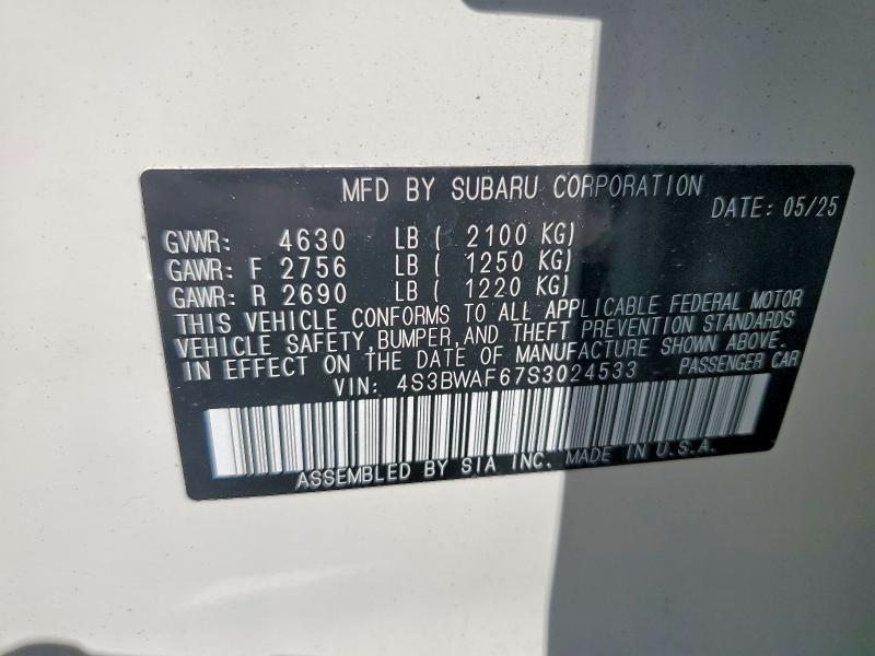 2025 Subaru Legacy Premium