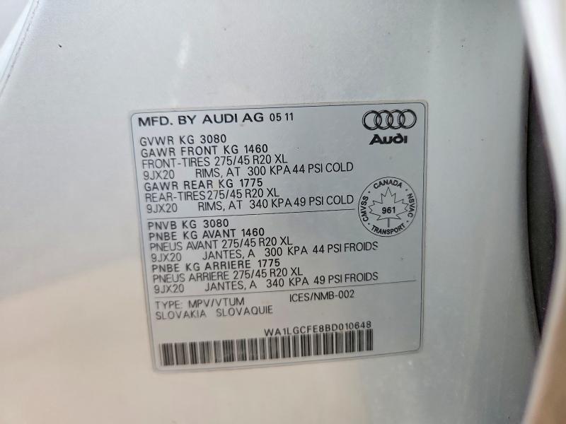 2011 Audi Q7 Premium Plus