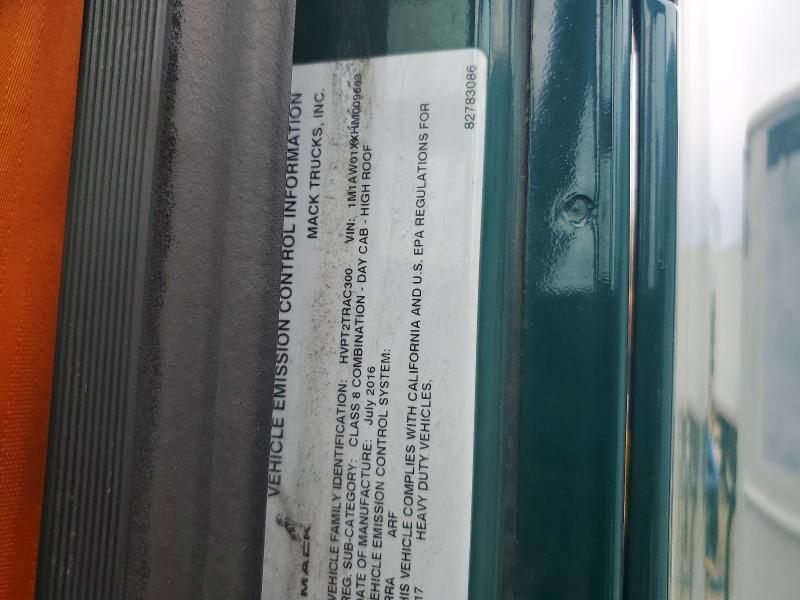 2017 Mack 600 Cxu600