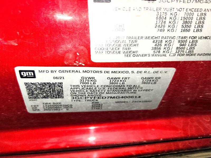 2021 Chevrolet Silverado K1500 LT Trail Boss