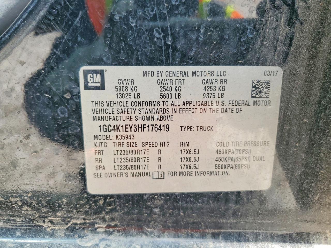 2017 Chevrolet Silverado K3500 High Country